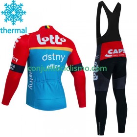 Conjunto Maillot + Culotte largo con tirantes Invierno Termico Lotto Dstny 2023
